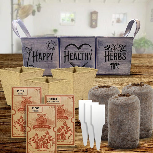 Complete Indoor Herb Garden Kit